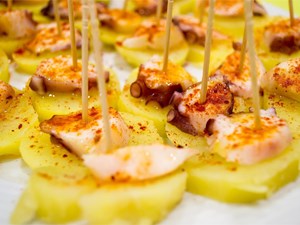 A gastronomía galega nun cachelo