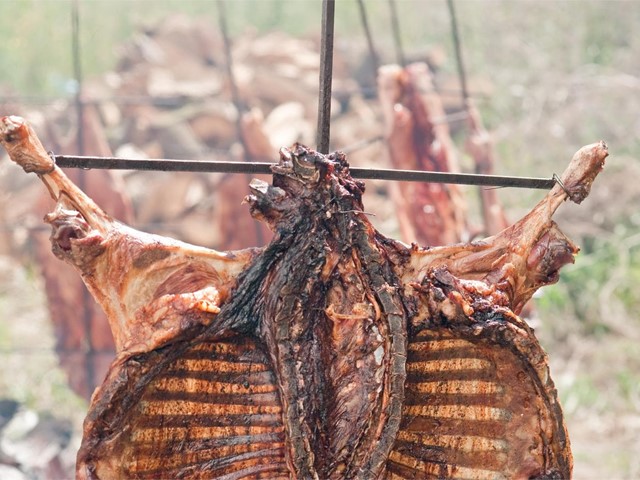 Costilla de ternera 'O Espeto'