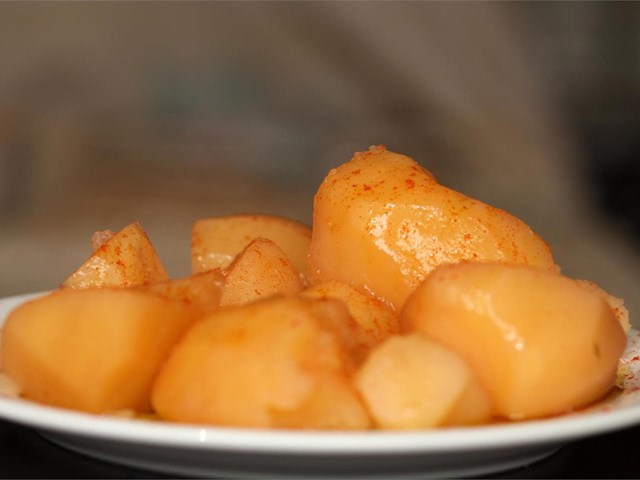 Patatas cocidas al estilo 'á feira'