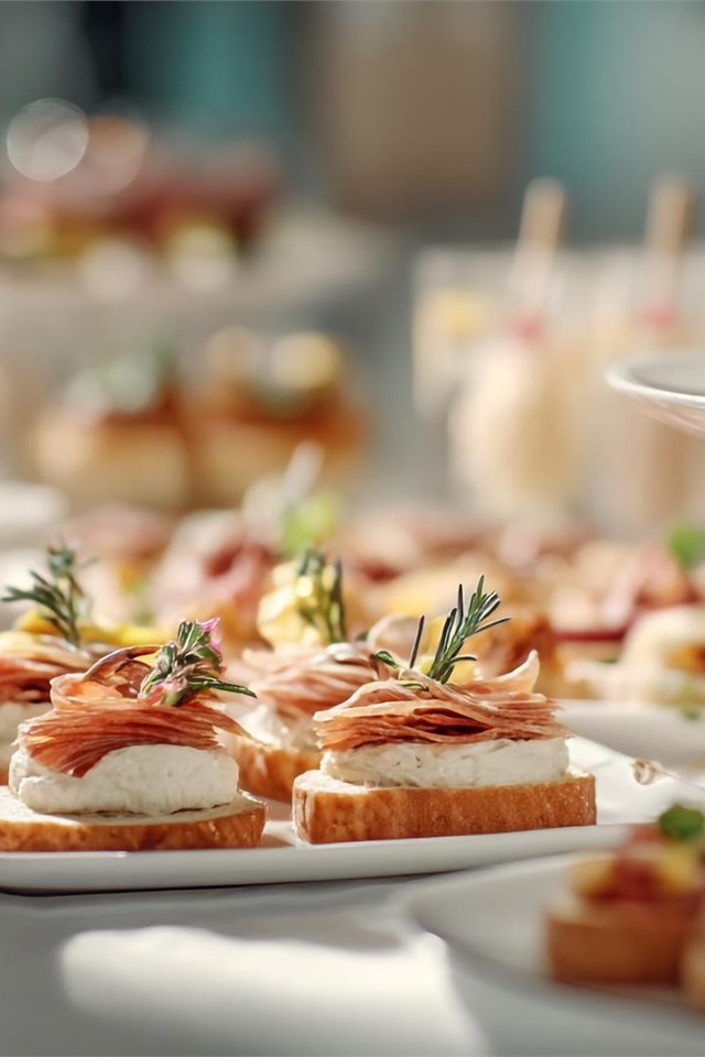 Menú para un evento pequeño: cómo adaptar las raciones